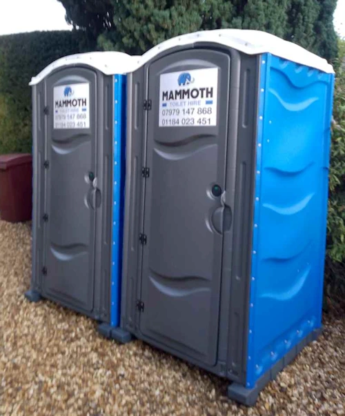 temporary toilets